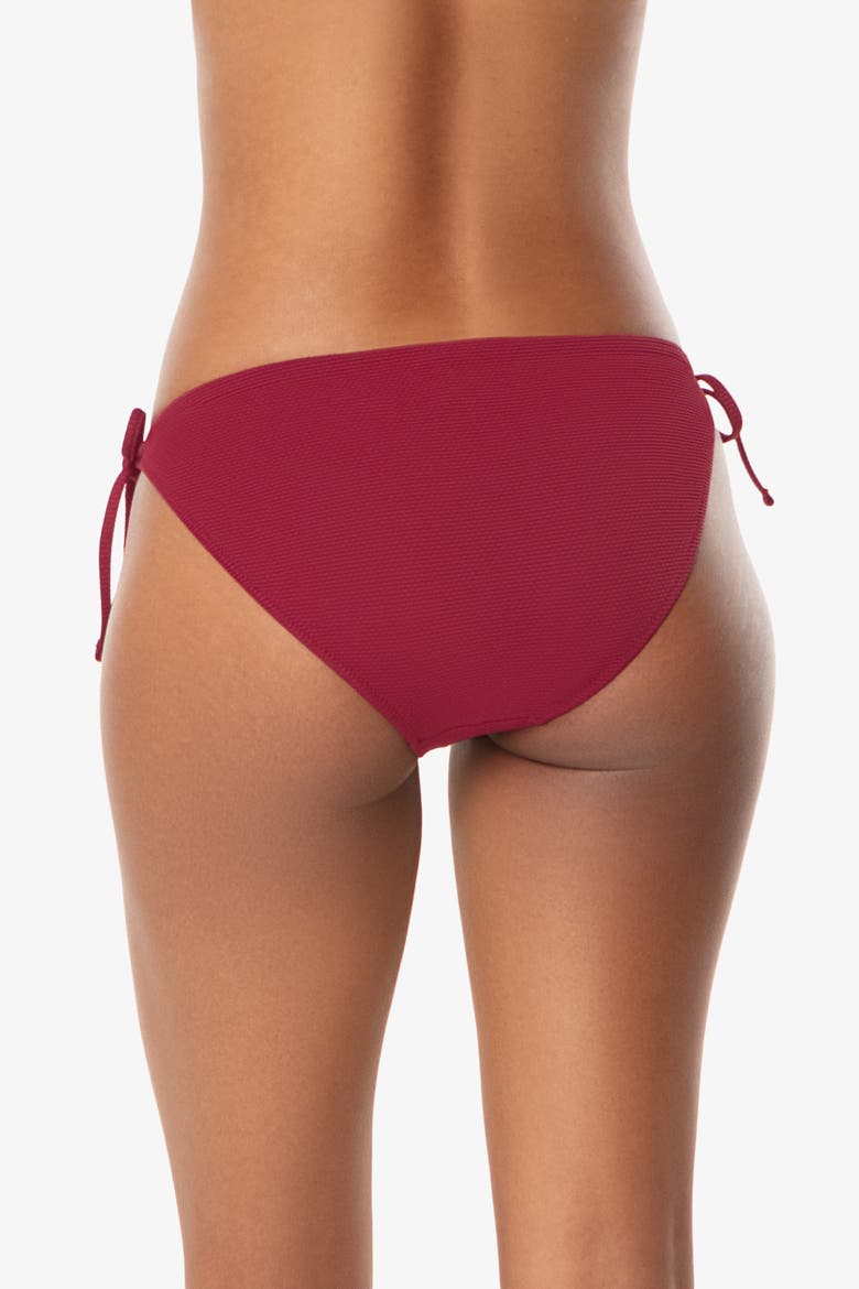 Tortoise Ring String Bottom, Alternate, color, Merlot Cora Texture