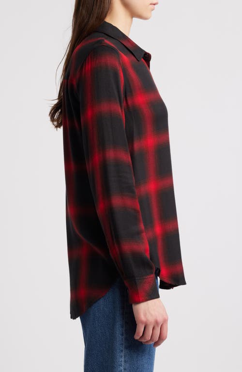 Rails Hunter Plaid Button-up Shirt In Diffused Cardinal