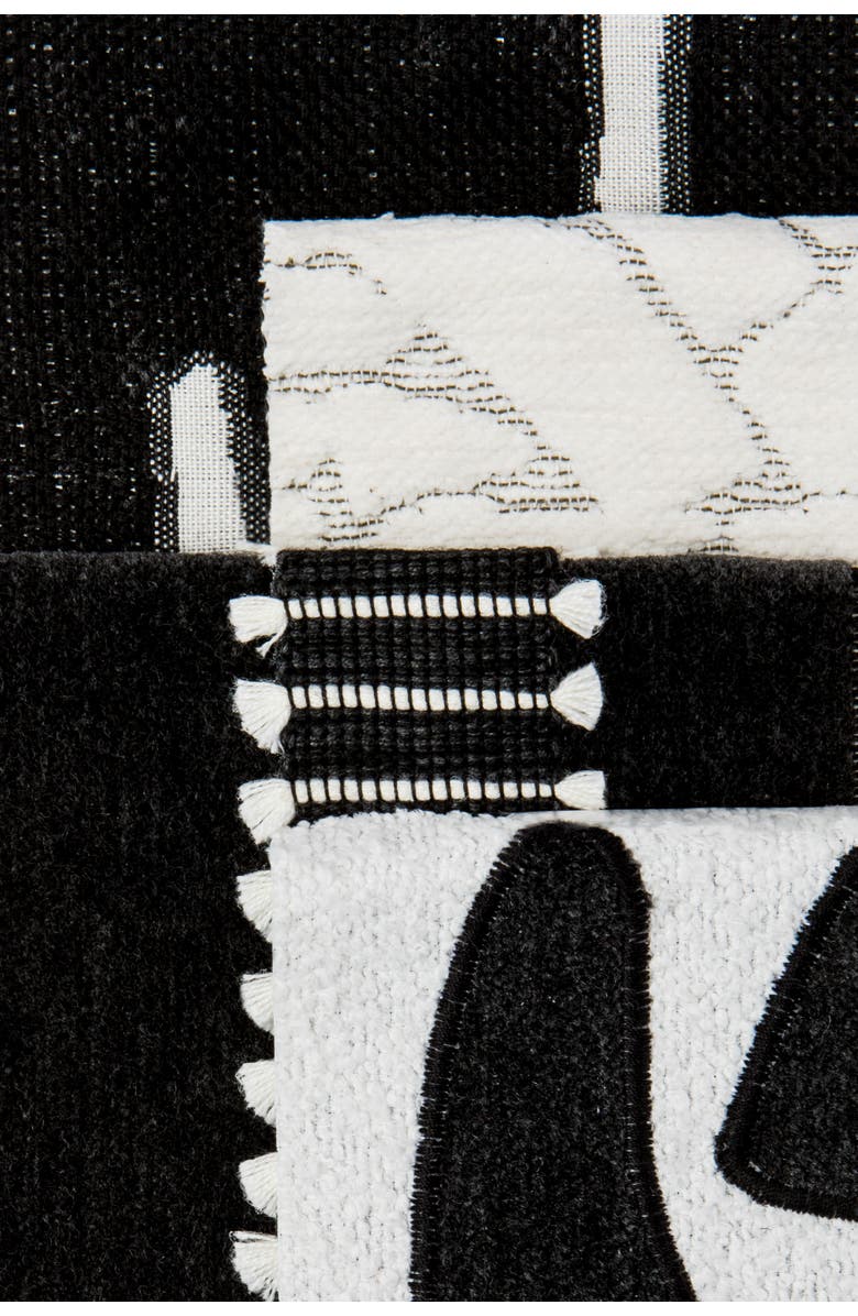 Elaine Smith Instinct Indoor & Outdoor Woven Accent Pillow, Alternate, color, Ebony