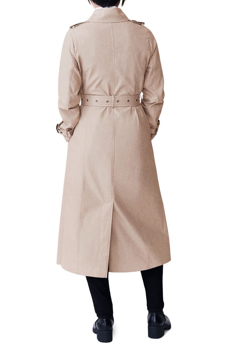 Tirsa Water Resistant Trench Coat, Alternate, color, KHAKI
