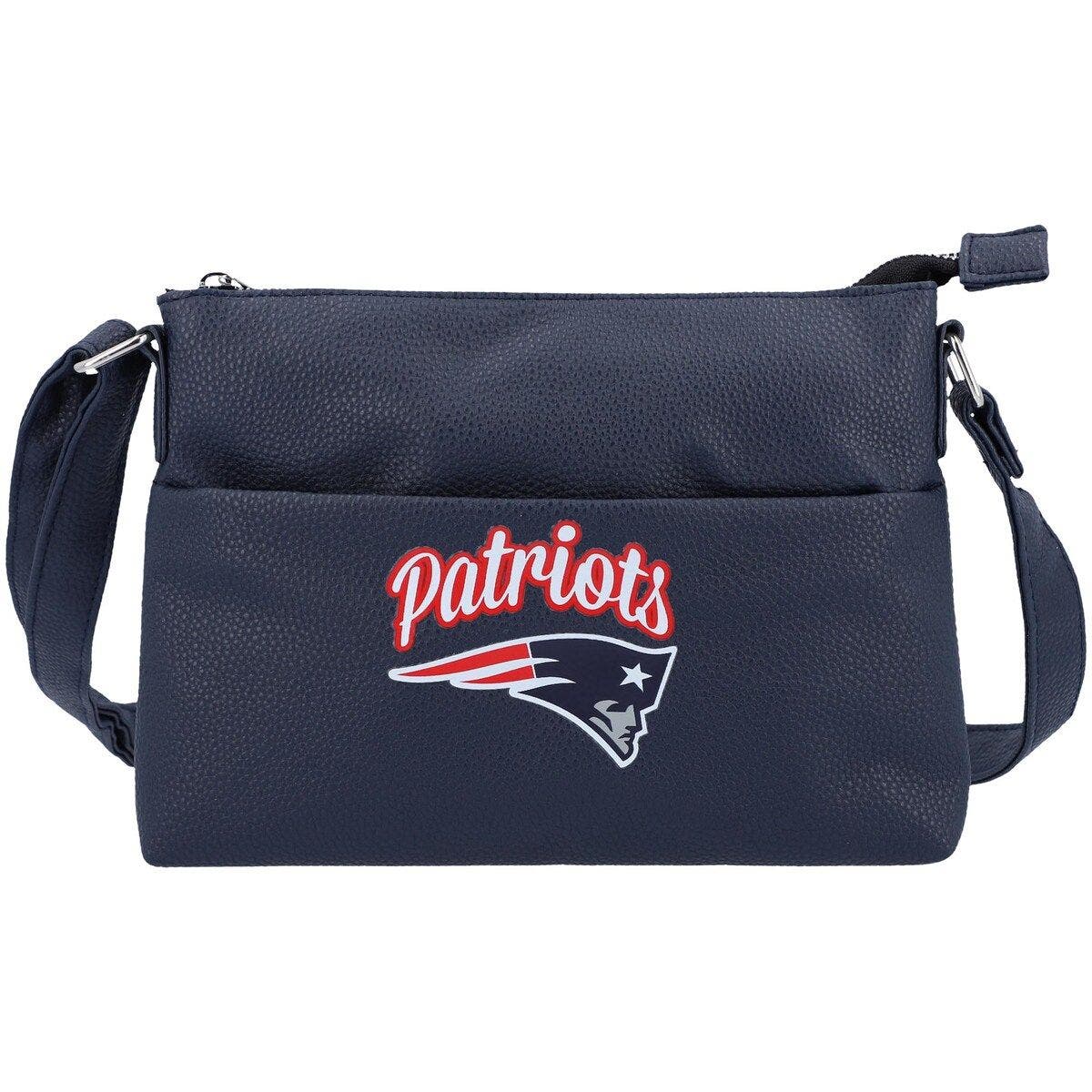 FOCO Women's FOCO New England Patriots Logo Script Crossbody Handbag, Main, color, 