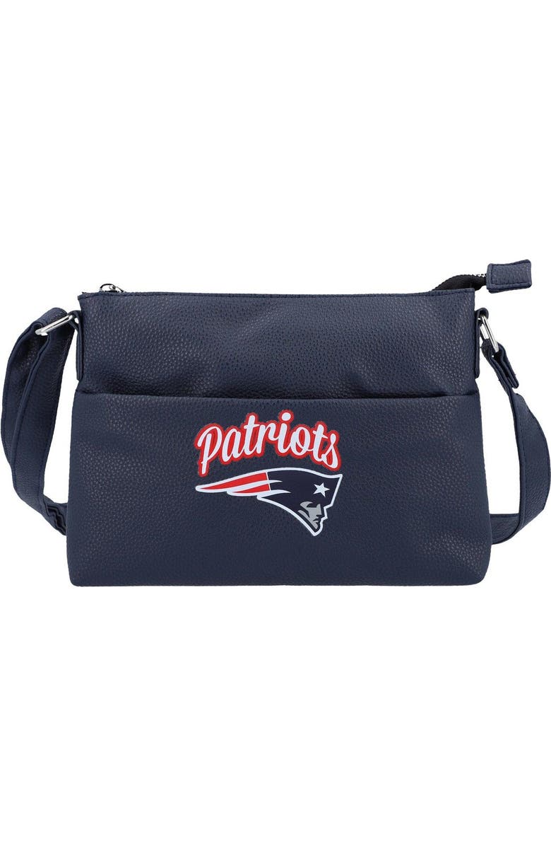 FOCO Women's FOCO New England Patriots Logo Script Crossbody Handbag, Main, color,