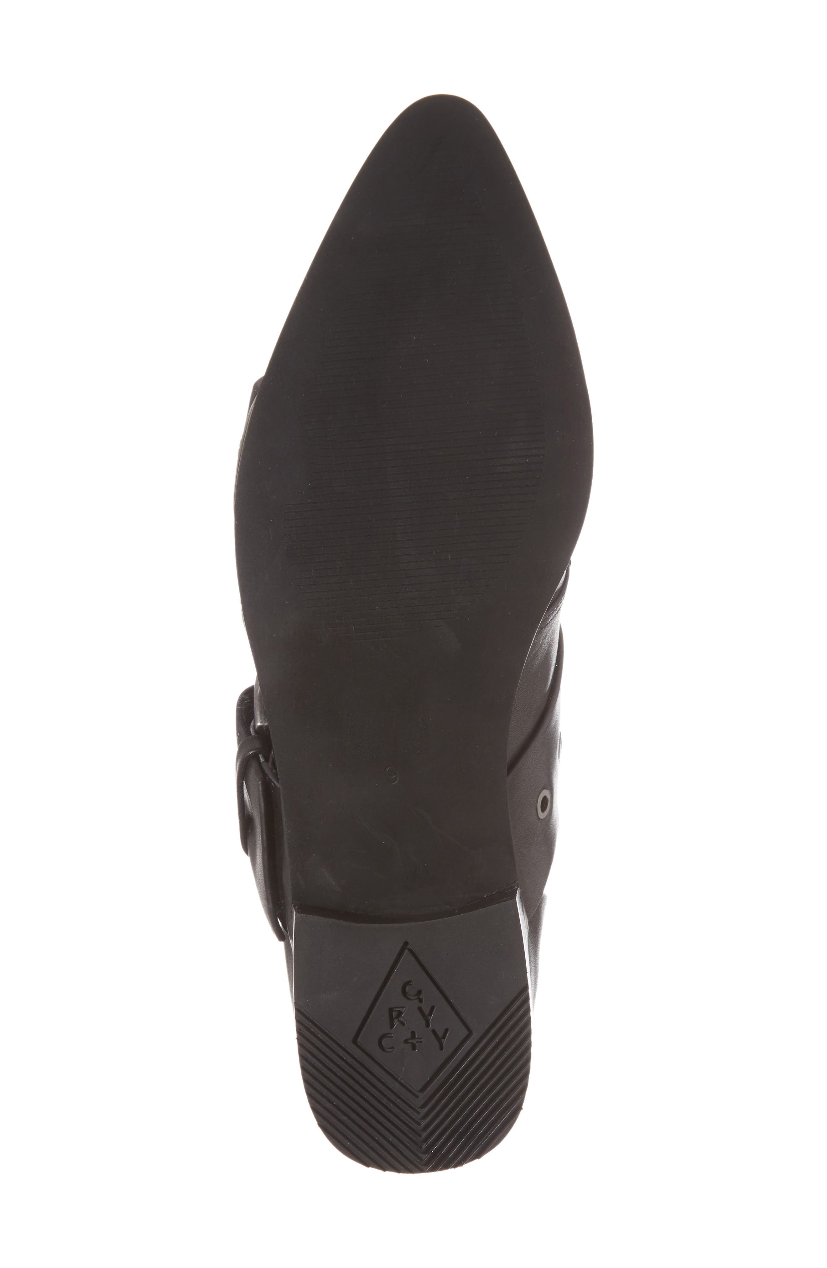 Grey City Buckle Strap Bootie, Alternate, color, 