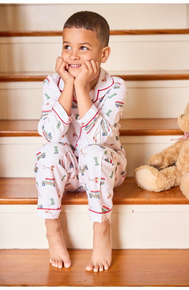 Little English Kids' Classic Pajama Set, Alternate, color, Wagoneer