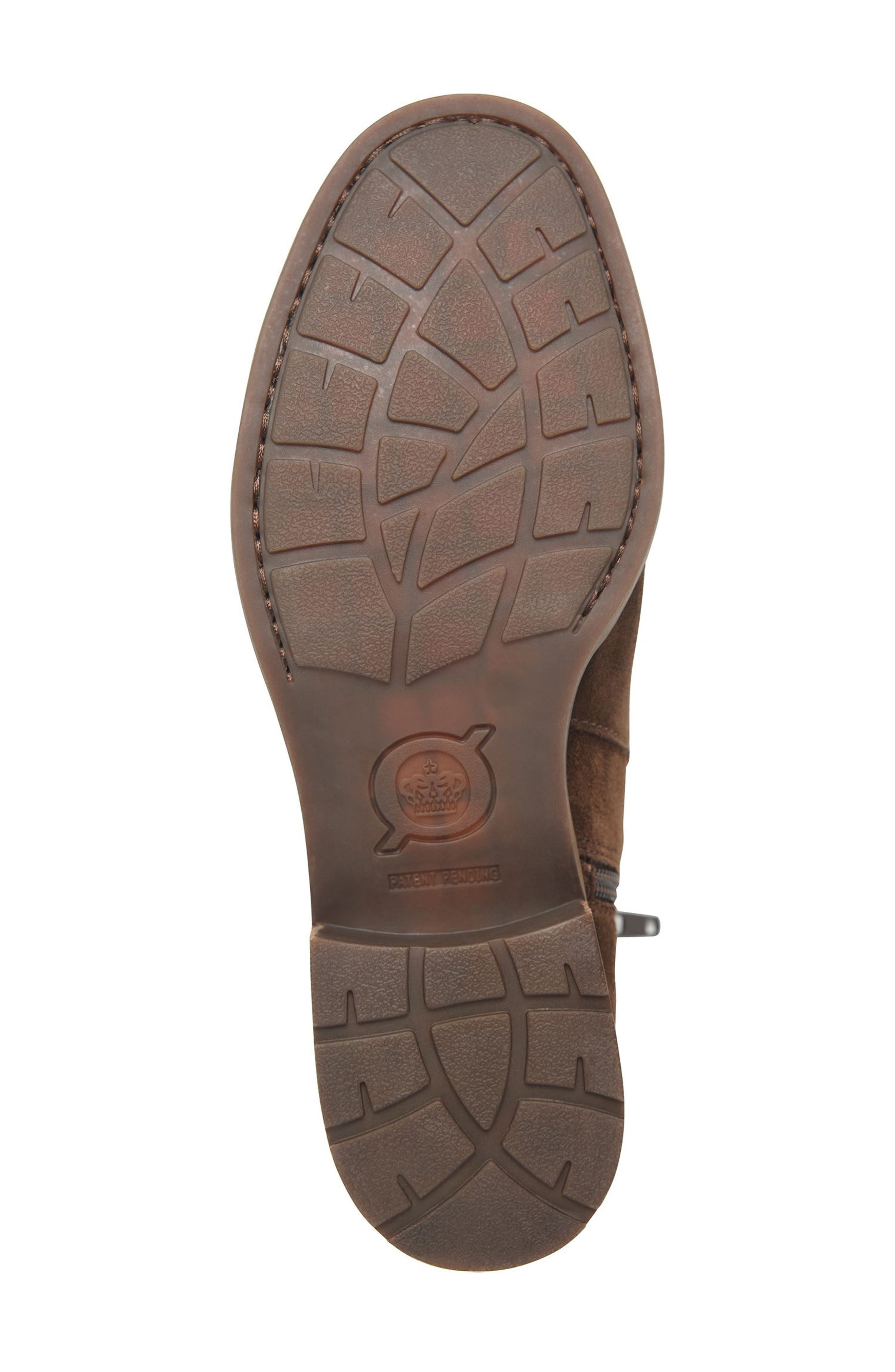 Børn Carney Side Zip Bootie, Alternate, color, Chocolate Suede