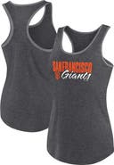 PROFILE Women's Profile Black San Francisco Giants Plus Size Racerback Tank Top