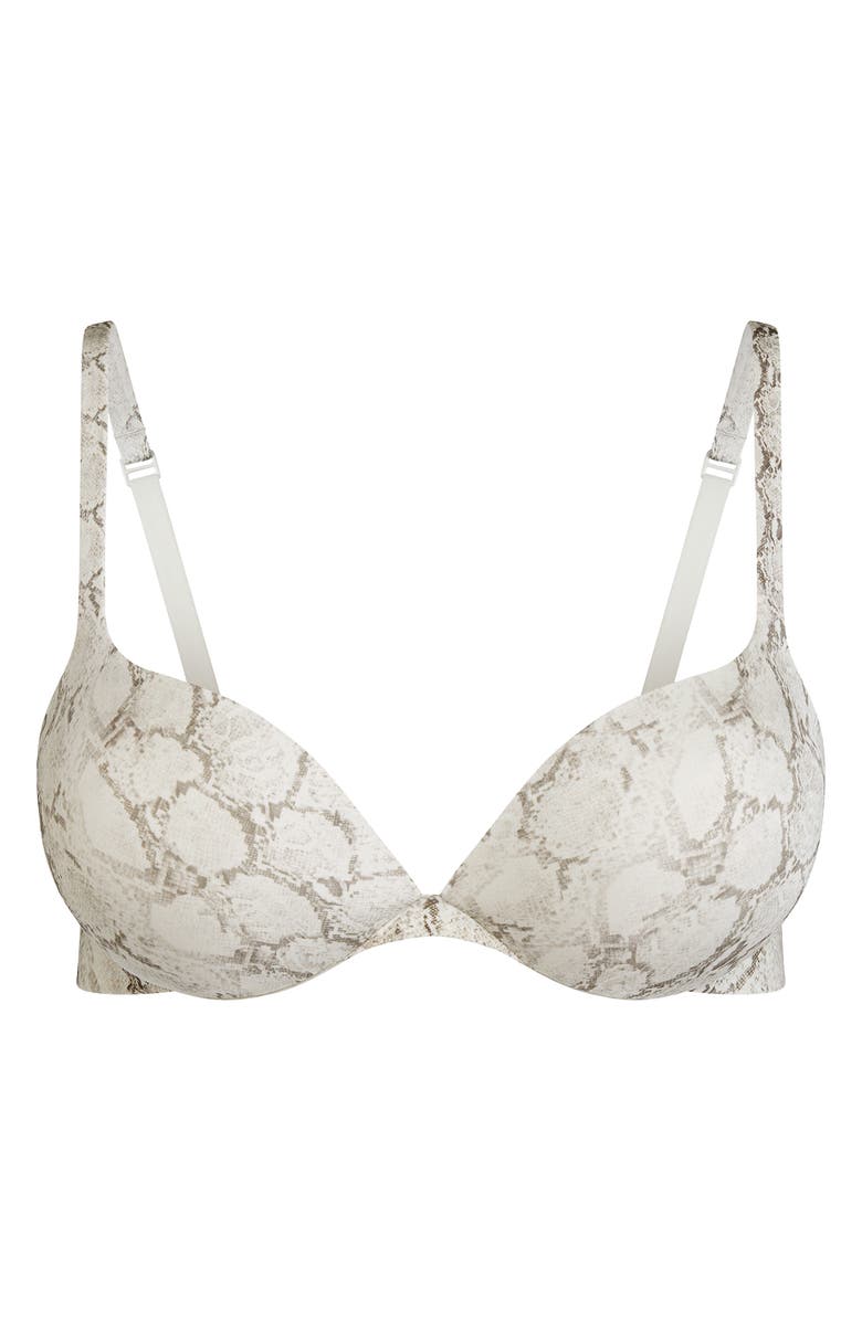 SKIMS Ultimate Teardrop Underwire Push-Up Bra, Alternate, color, Stone Pastel Snake Print