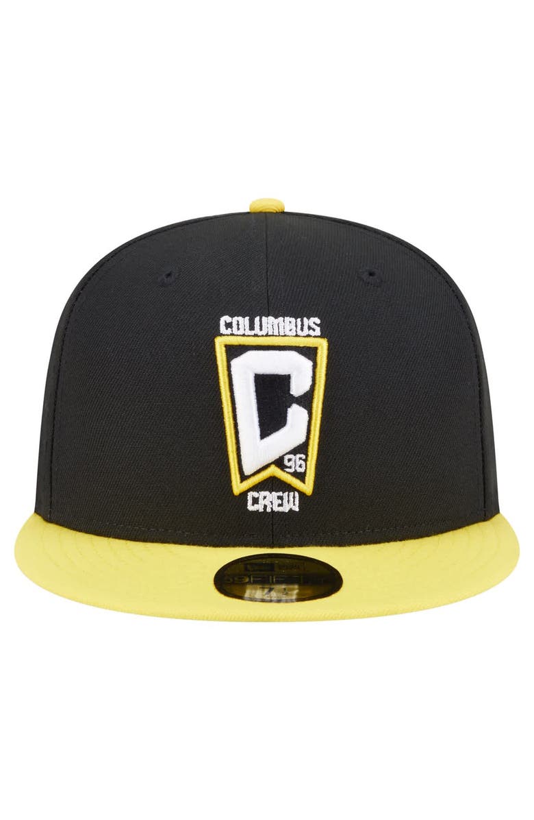New Era Men's New Era  Black Columbus Crew 2025 Kickoff 59FIFTY Fitted Hat, Alternate, color, Black
