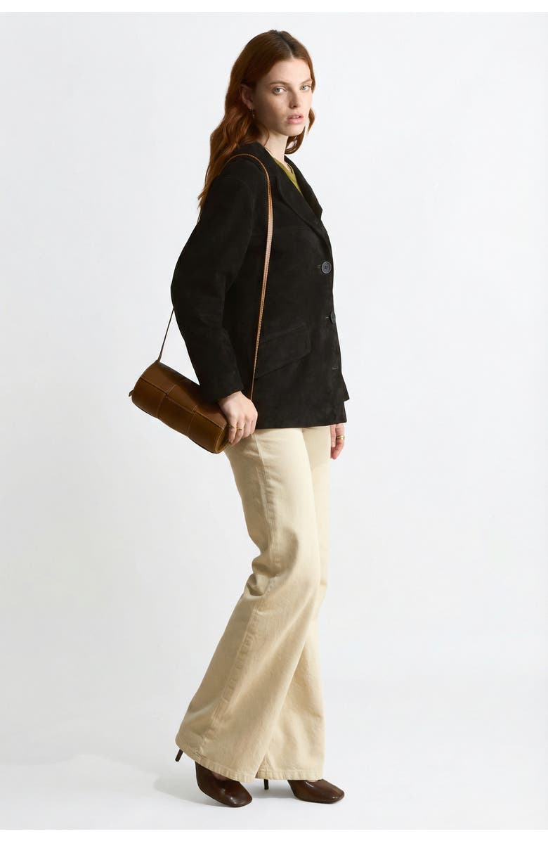 Furniq UK Harley Woven Leather Handbag, Alternate, color, Tan Brown