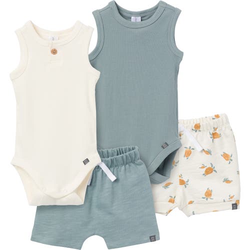 Modern Moments™ By Gerber Bodysuits & Shorts Set In Green