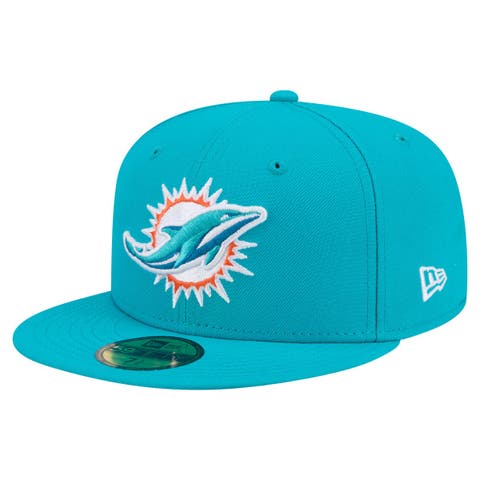 Men's New Era Aqua Miami Dolphins 59FIFTY Fitted Hat