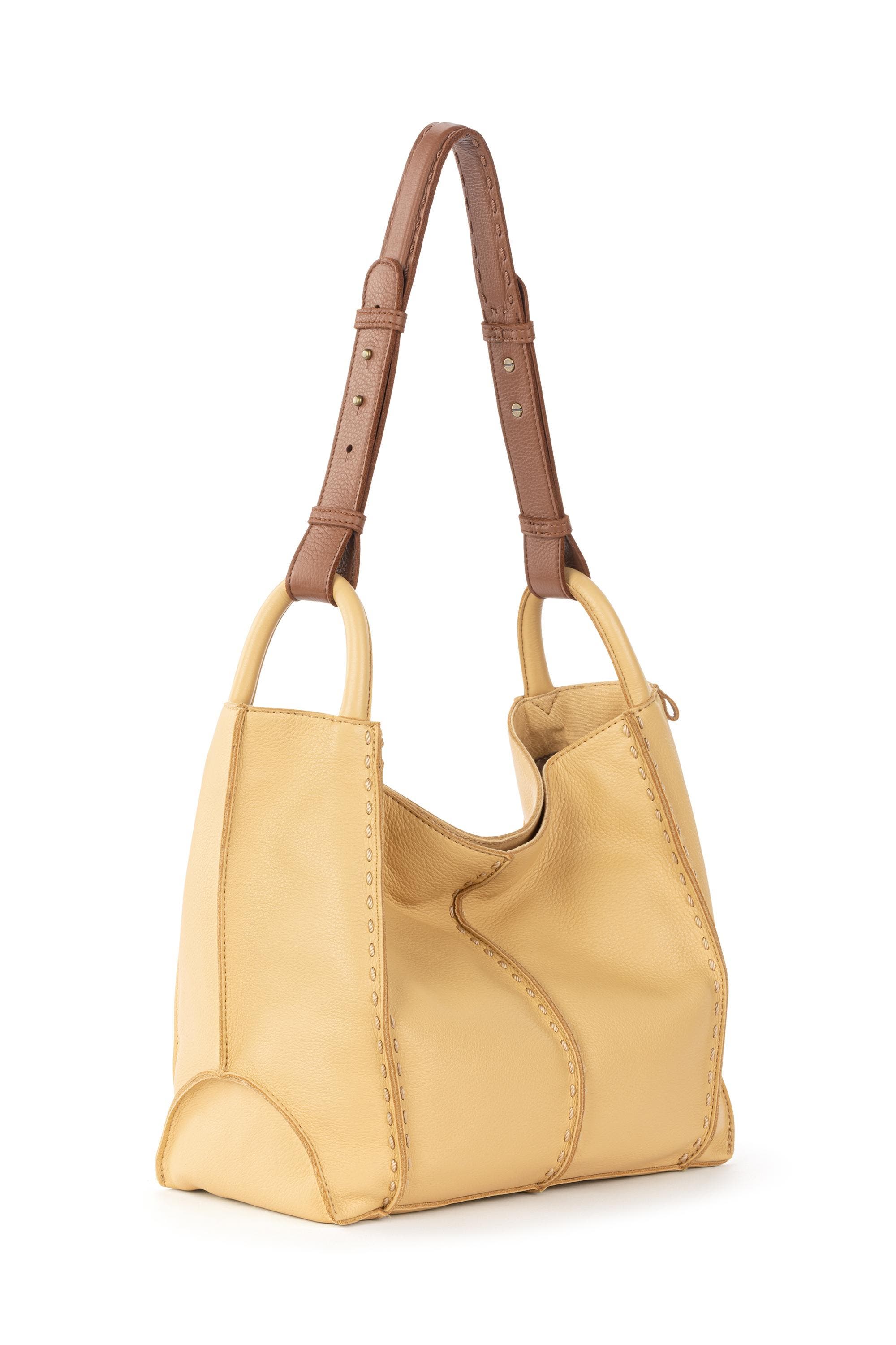 Los Feliz Medium Tote Leather Bag, Alternate, color, Buttercup