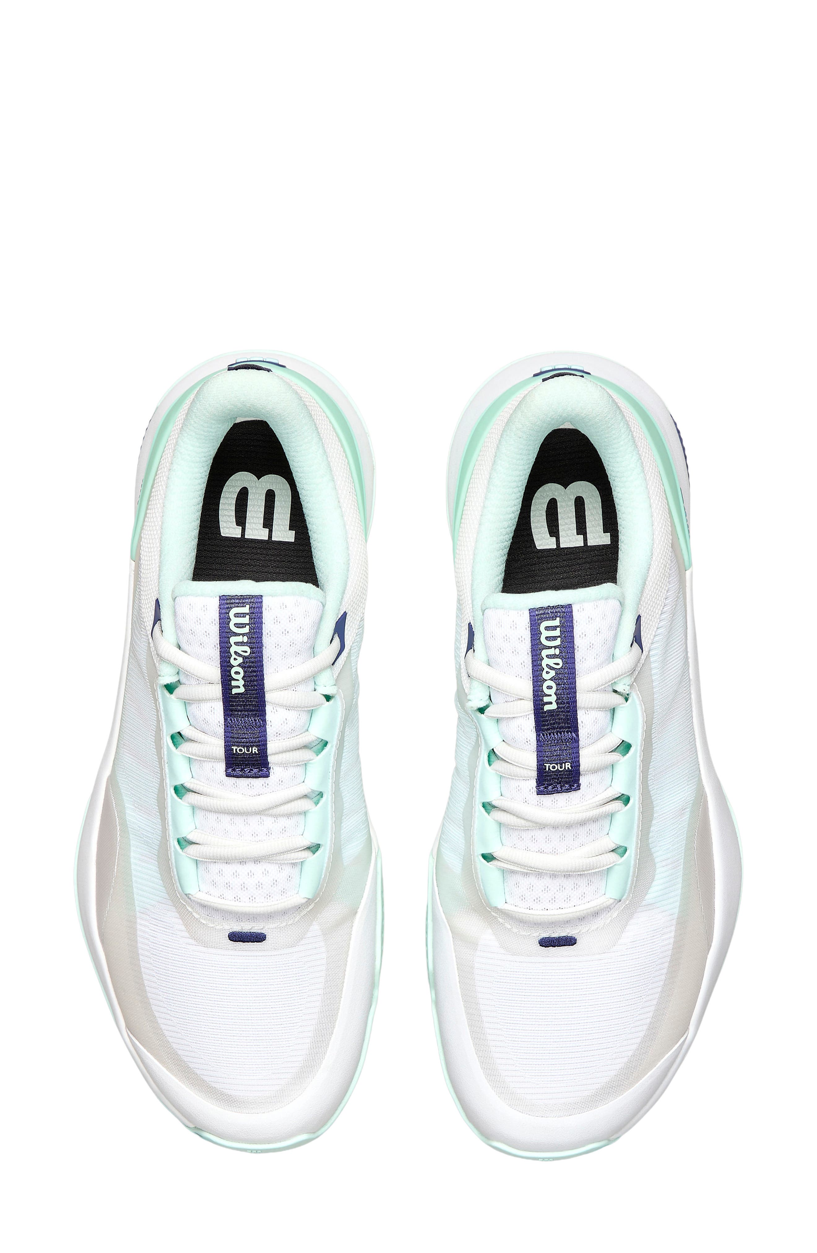 Intrigue Tour Tennis Sneaker, Alternate, color, WHITE / BAY / SKIPPER BLUE