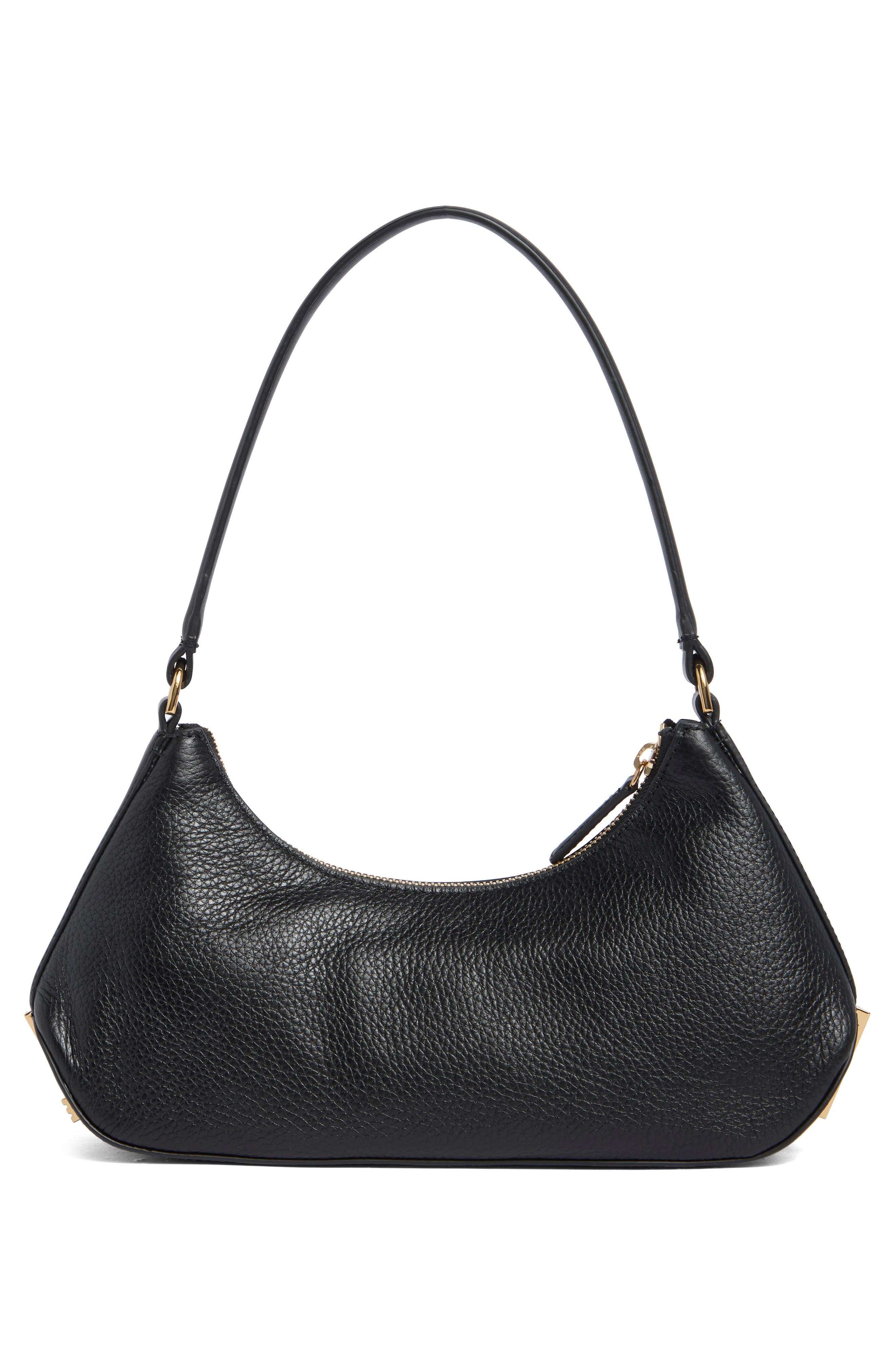 Arielle Shoulder Bag, Alternate, color, BLACK/ GOLD