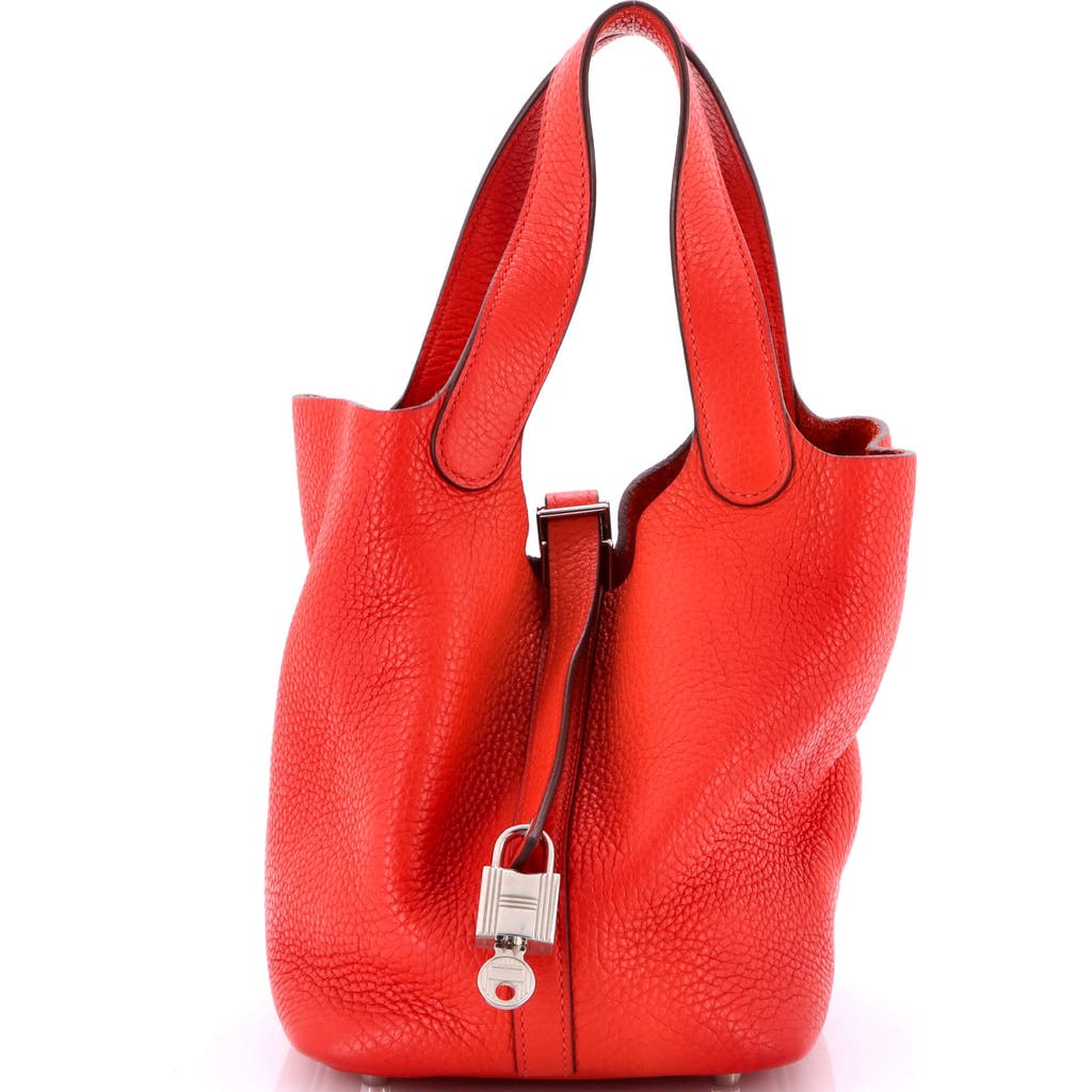 Pre-owned Hermes Hermes Picotin Lock Bag Clemence Pm