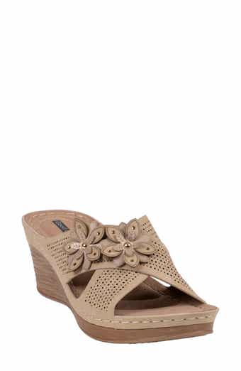Nylie Platform Wedge Slide Sandal