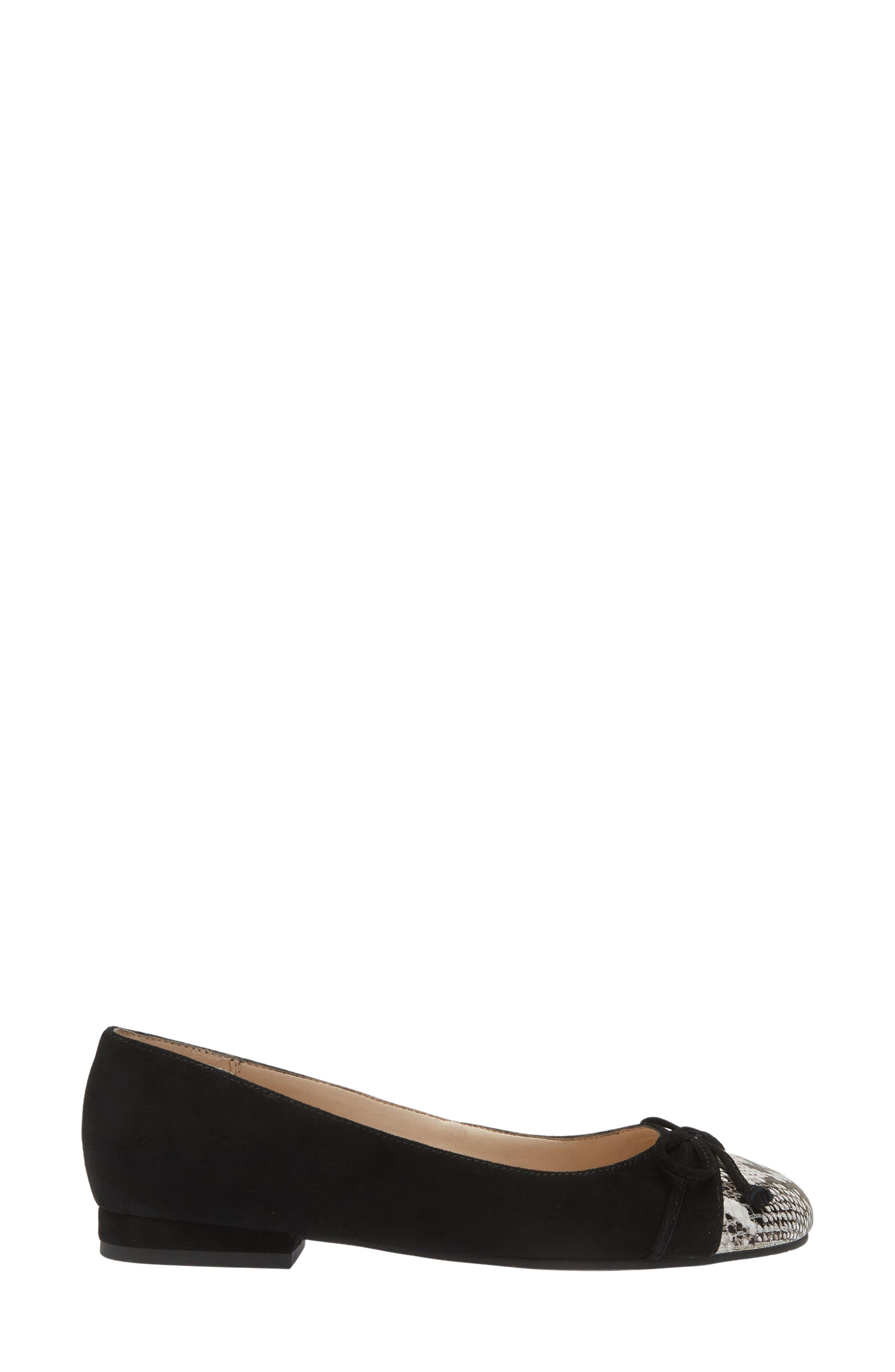 Pelle Moda Saida Ballet Flat, Alternate, color, Black