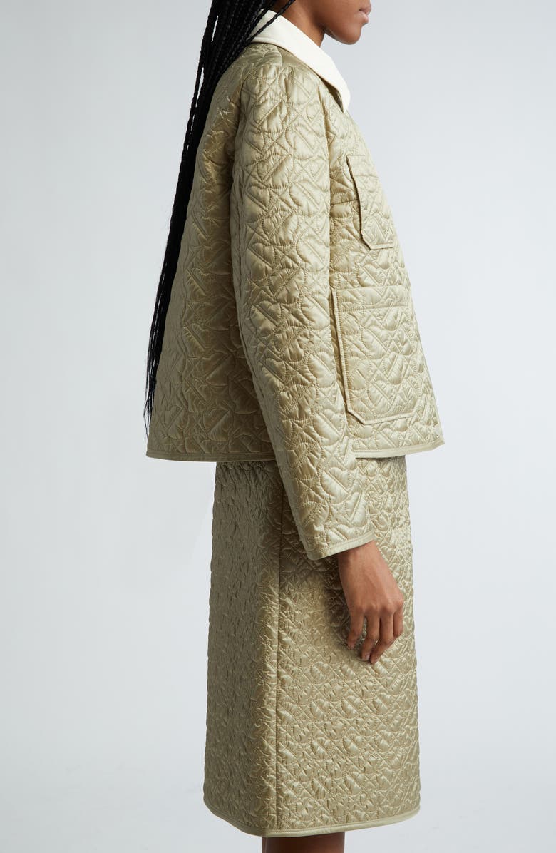 Moncler Varede Quilted Nylon Shacket, Alternate, color, 