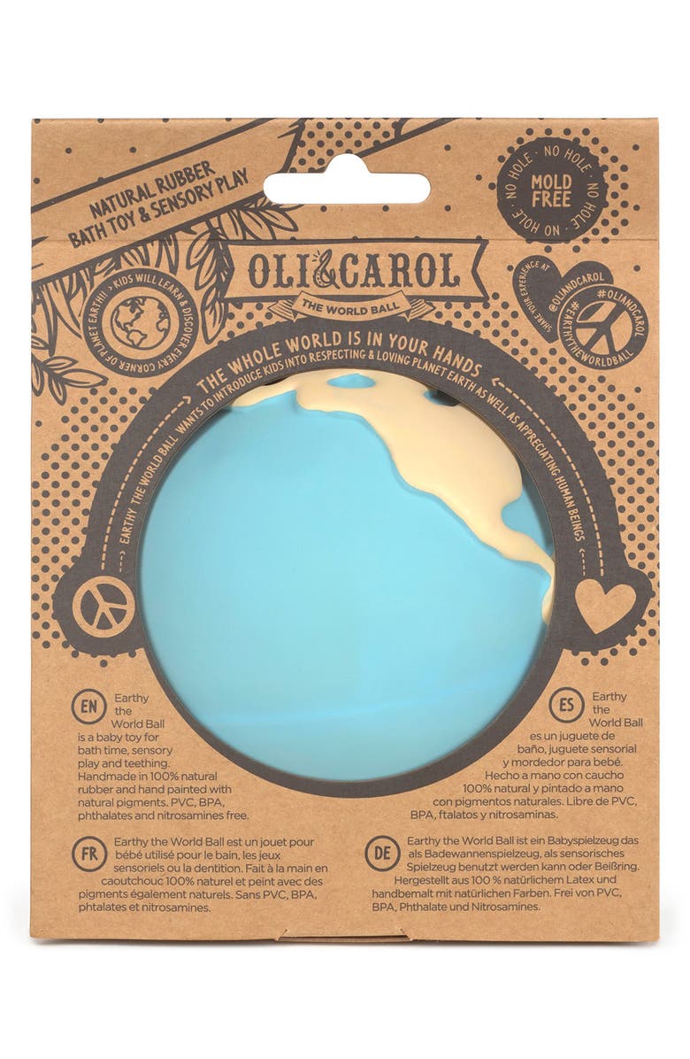 Oli&Carol Oli & Carol Earthy the World Ball Bath Toy, Alternate, color,