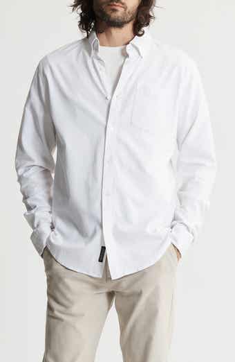 JACHS Classic Stretch Oxford Button-Up Shirt