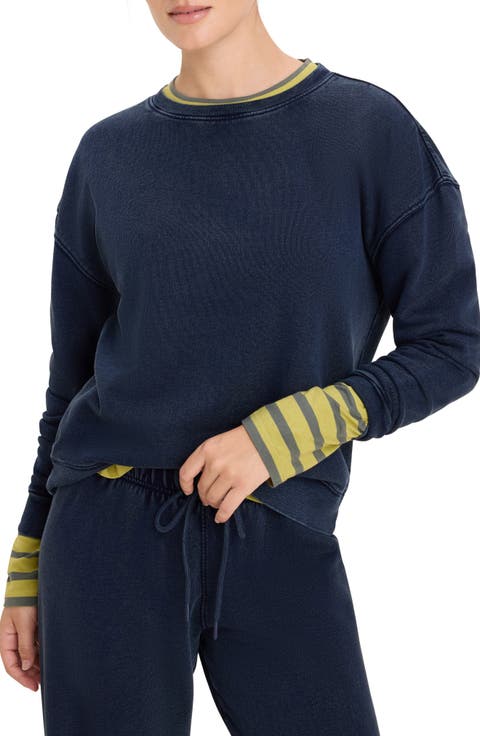 Cotton Terry Crewneck Sweatshirt