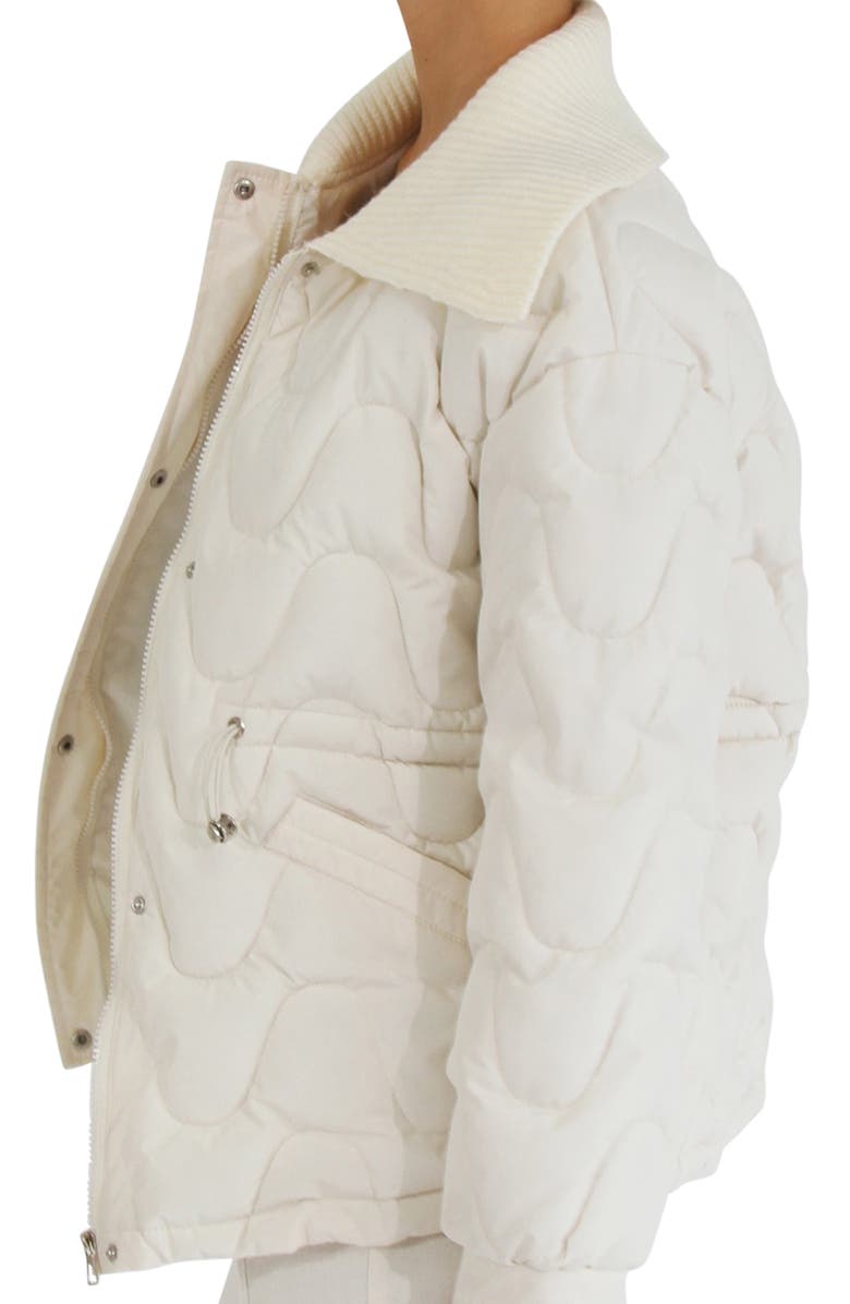 Belle & Bloom See You Again Quilted Jacket, Alternate, color, Cream