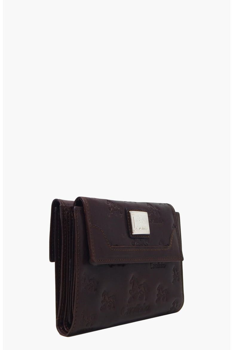 Cavalo Lusitano Leather Wallet 205, Alternate, color, Brown