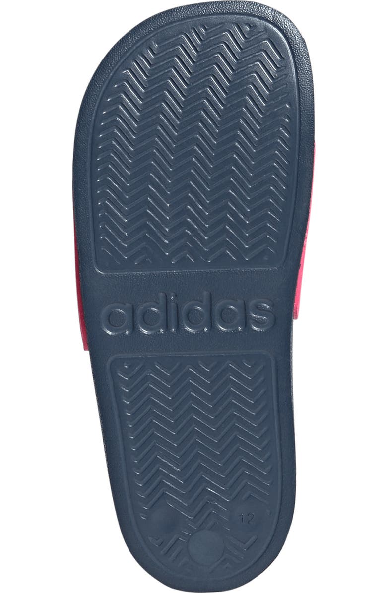 adidas Kids' Adilette Sandal, Alternate, color, Pink/ Metallic/ Preloved Ink