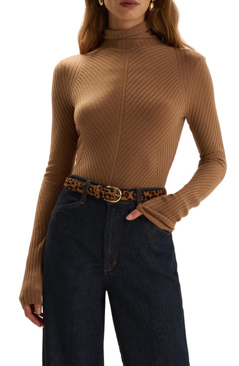 Be Your Girl Turtleneck Merino Wool Blend Sweater