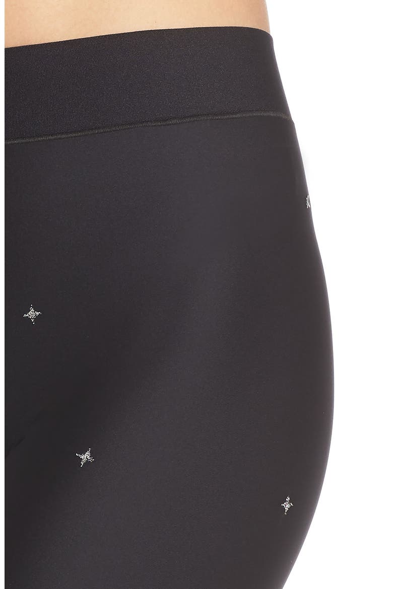 Aero Starflower Swarovski Bike Shorts, Alternate, color, NERO CHROME