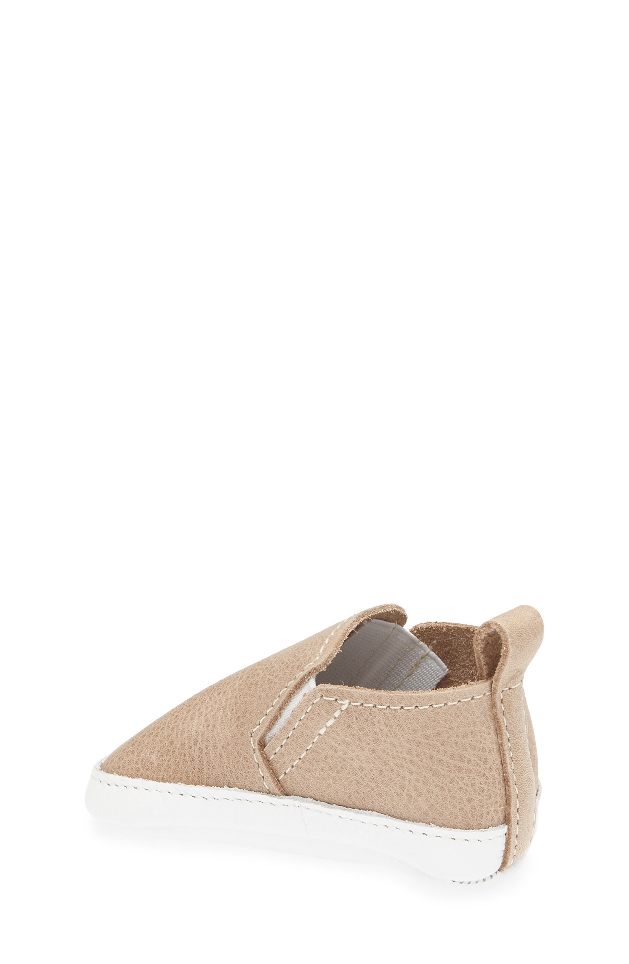 Kids' Leather Slip On Shoe, Alternate, color, WEATHERED BROWN