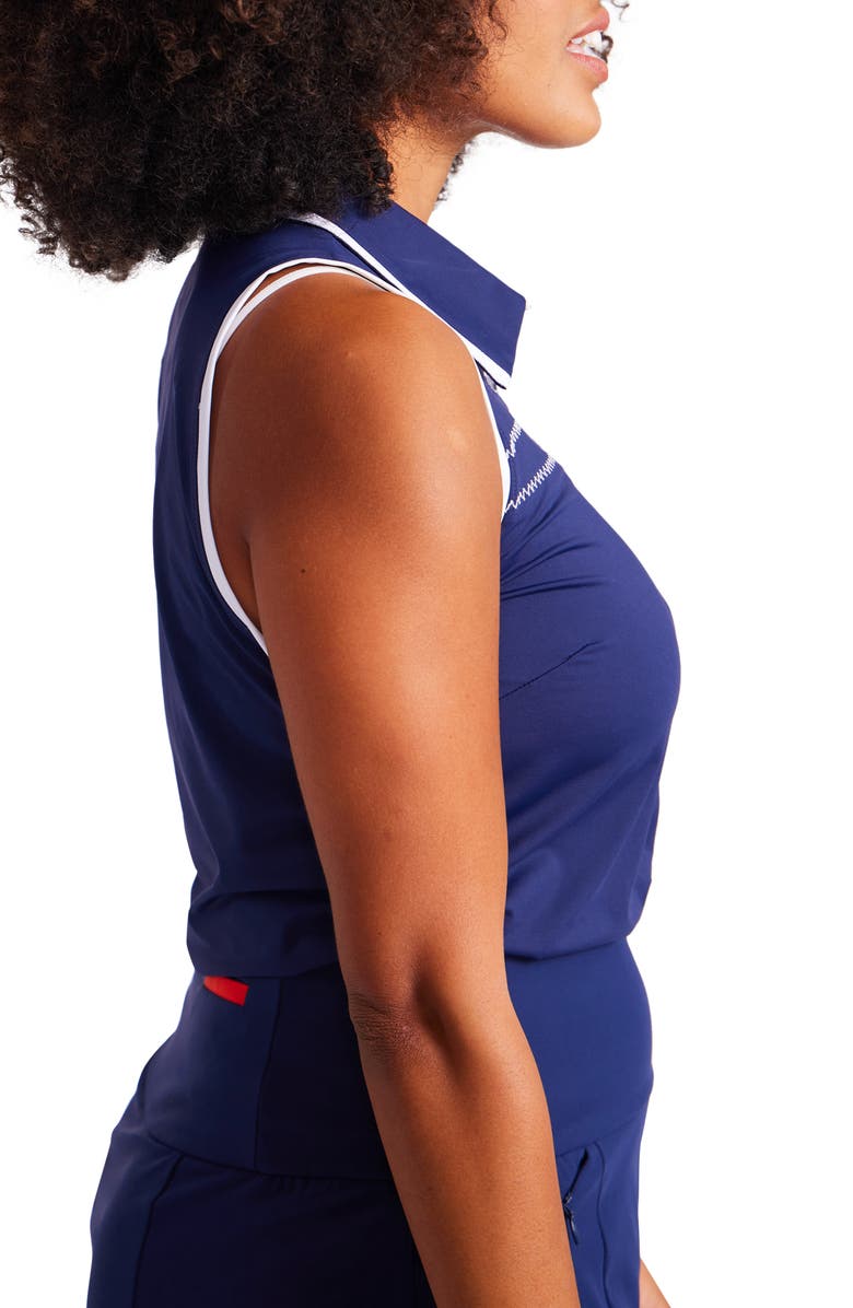 KINONA Sunkissed Jersey Polo Golf Tank, Alternate, color,