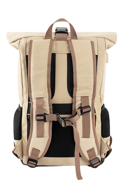8000kicks Everyday Backpack In Beige/green