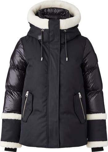 【カナダ直送!】Mackage マッカージュ Cyrah Black-Cream カナダ直送!】Mackage マッカージュ Cyrah Black-Cream (Mackage