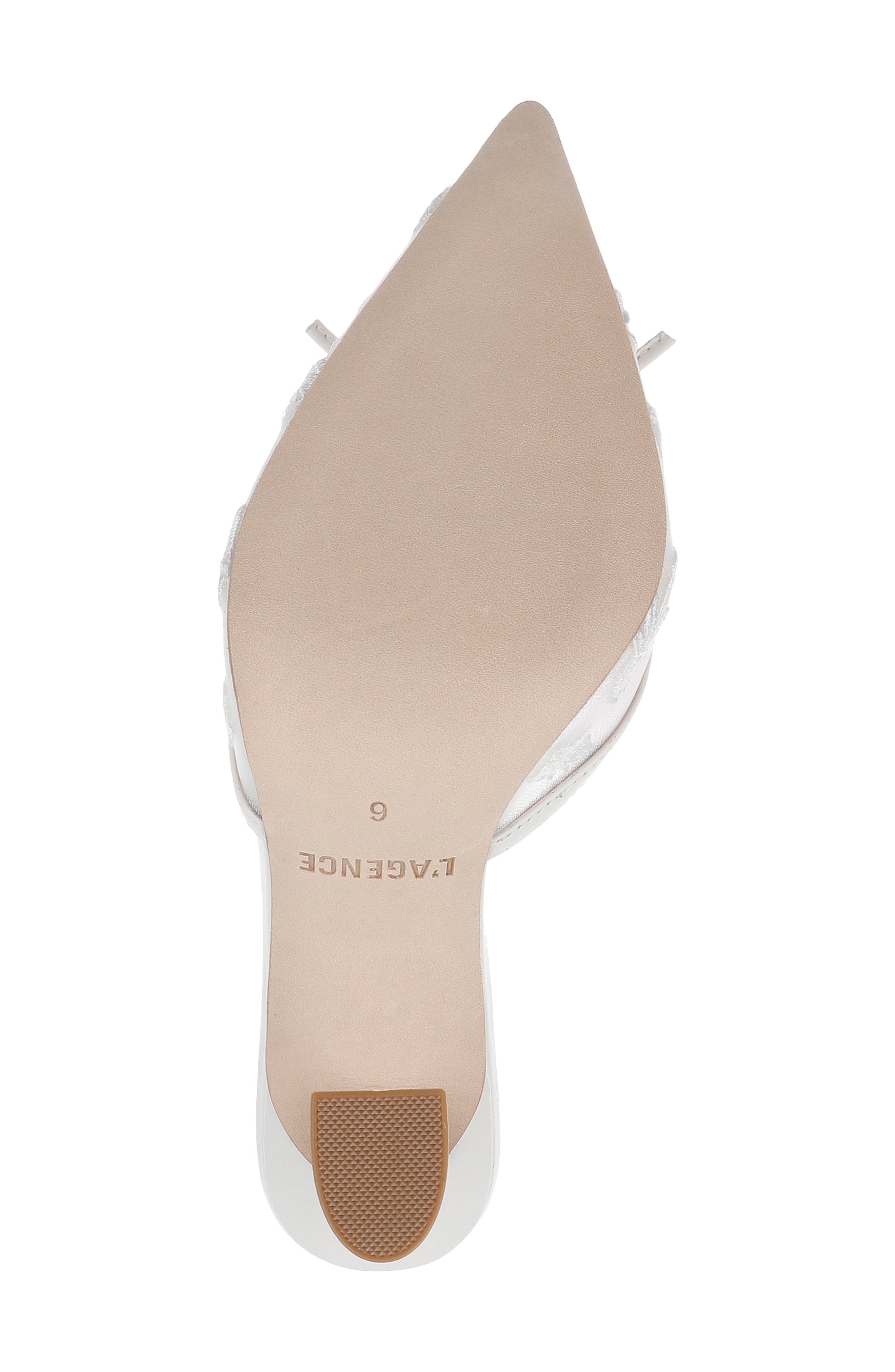 Prasad Pointed Toe Mule, Alternate, color, ECRU