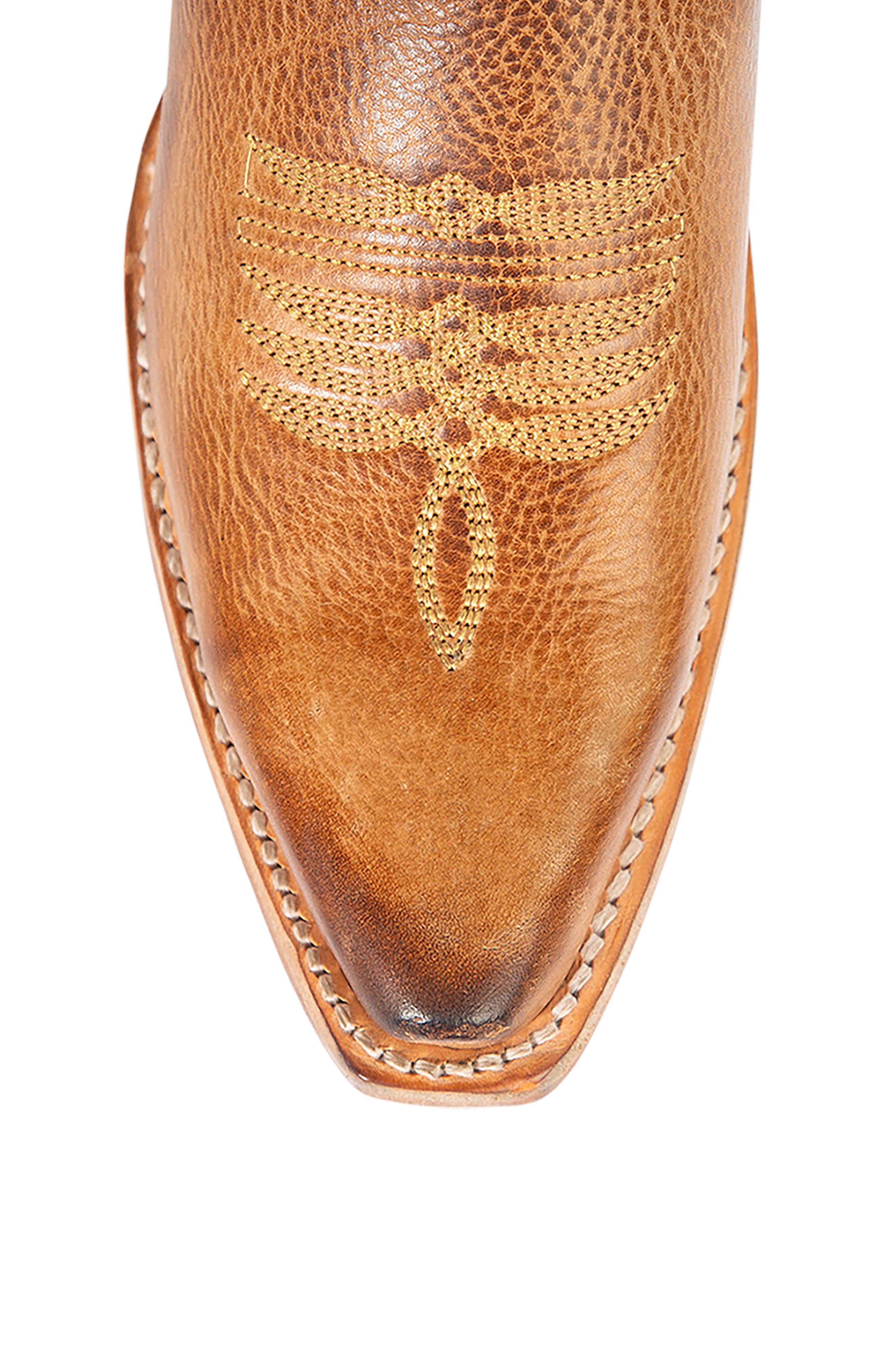 Wolfie Western Bootie, Alternate, color, WHEAT