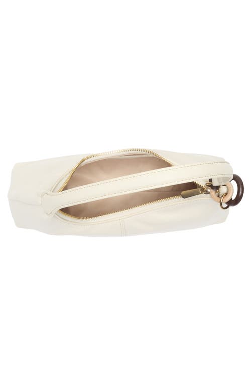 Sam Edelman Dakota Leather Shoulder Bag In White