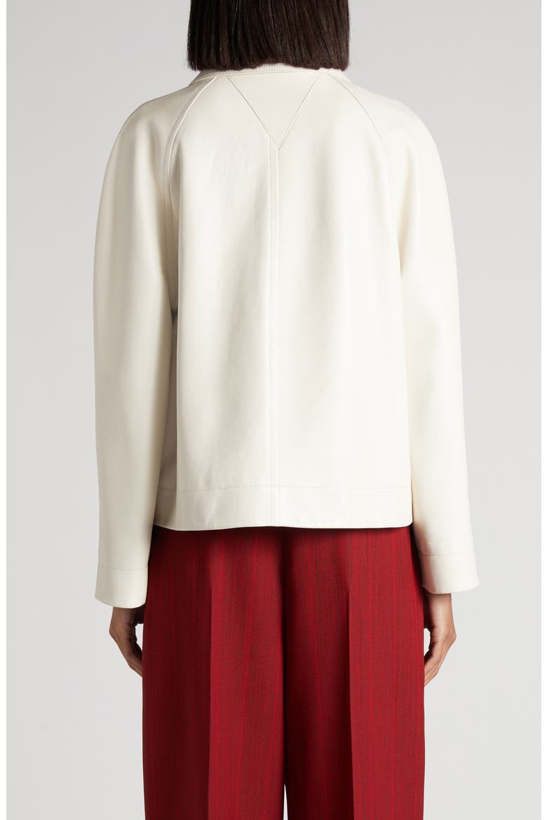 Lambskin Leather Jacket, Alternate, color, 9247 PALE MERINGUE
