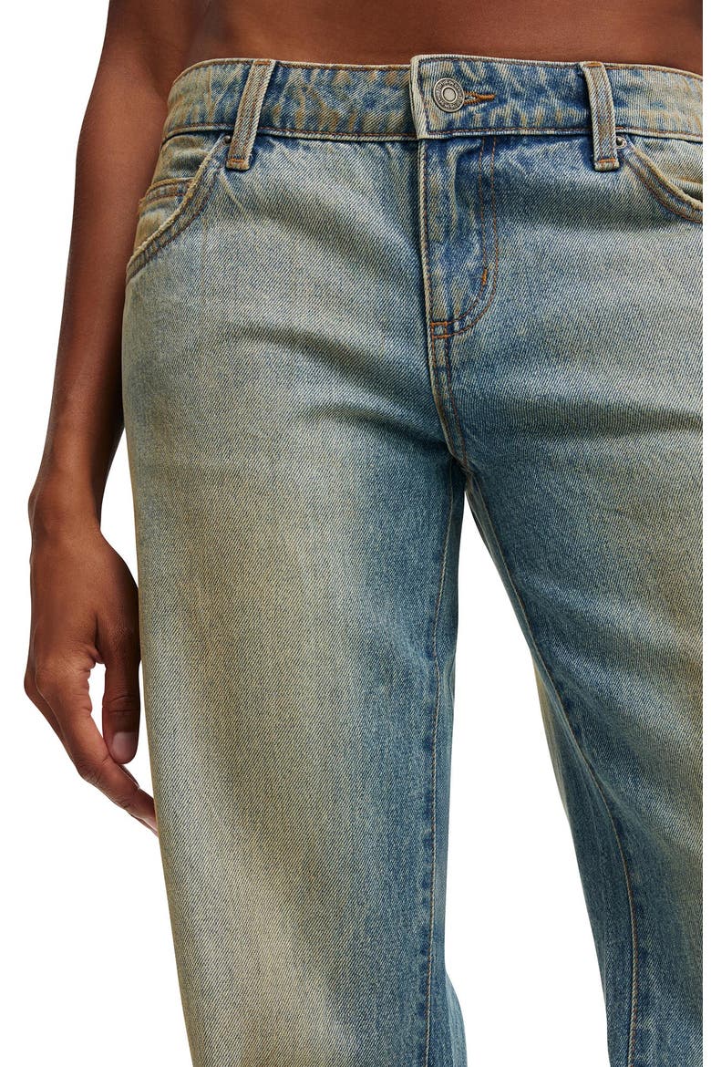 Women's Low Rise Straight Jean, Alternate, color, Stefani Blue