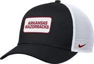 Nike Men's Nike Black Arkansas Razorbacks 2025 On-Field Rise Trucker Performance Adjustable Hat