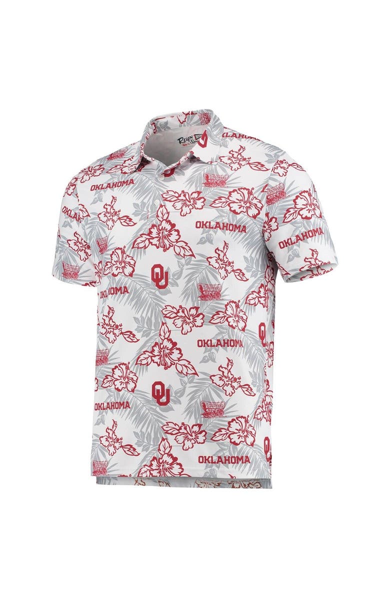 Reyn Spooner Men's Reyn Spooner White Oklahoma Sooners Performance Polo, Alternate, color, White
