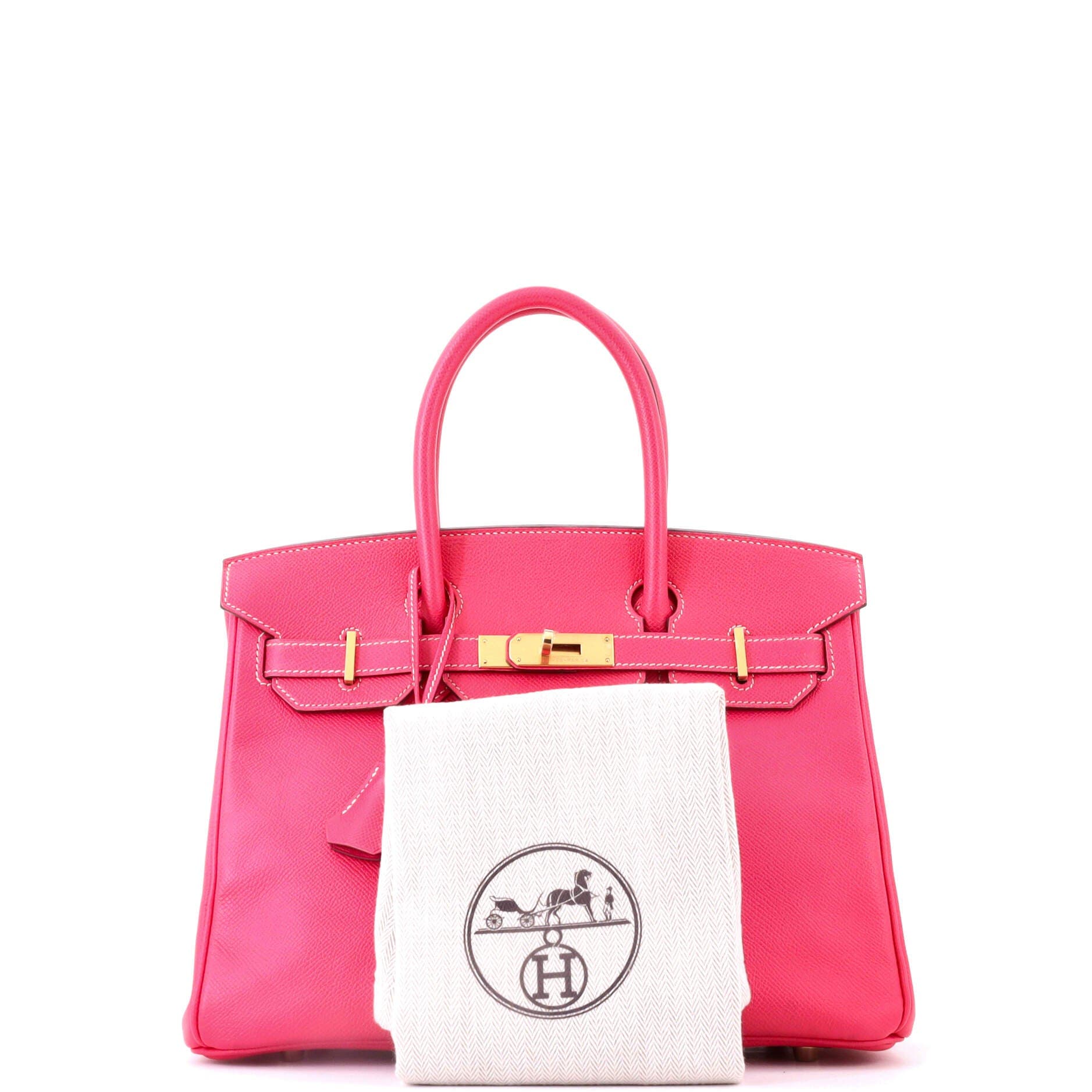 Birkin Handbag Pink Epsom with Gold Hardware 30, Alternate, color, Pink