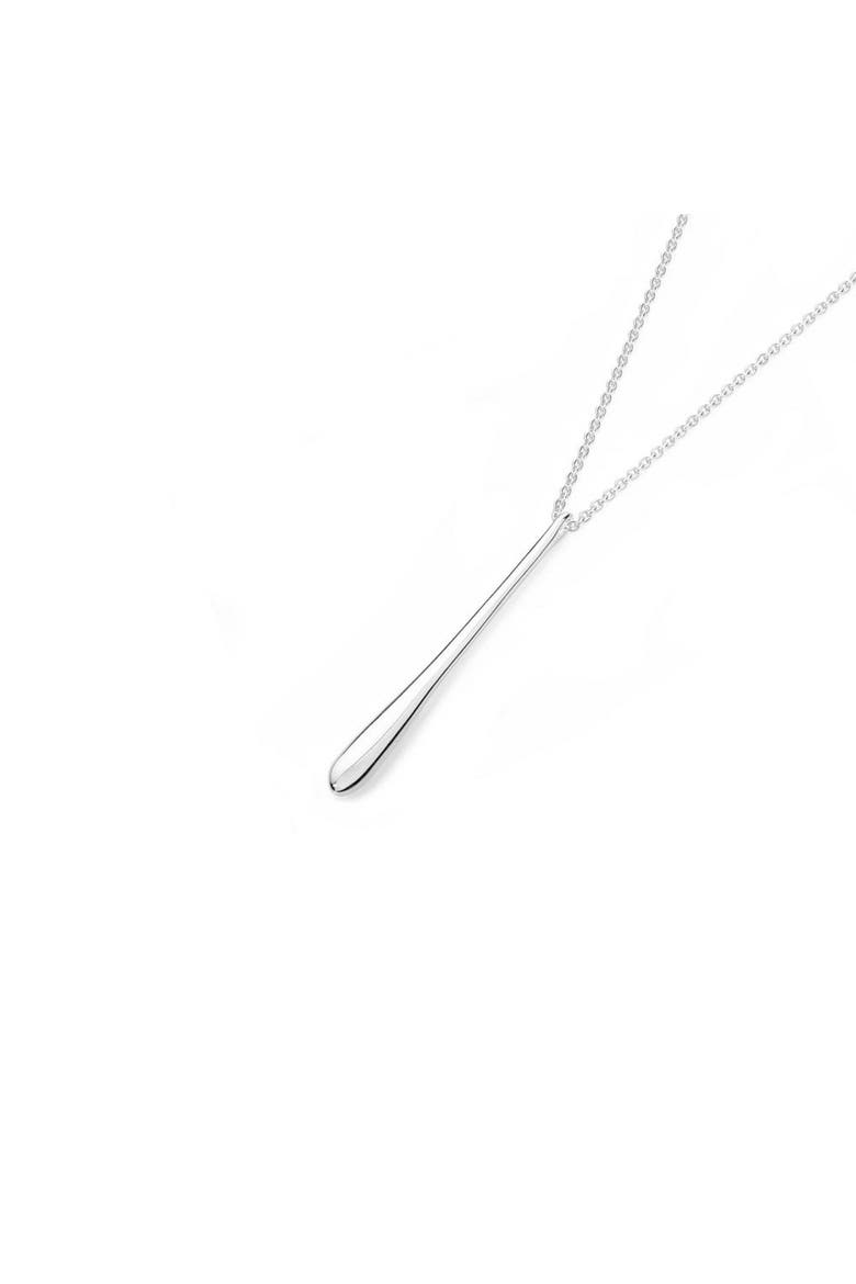 Long Drop Necklace, Main, color, Sterling Silver