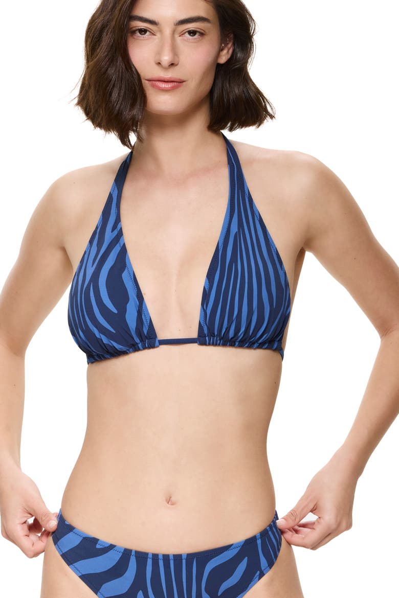 Tanzania Triangle Bikini Set, Alternate, color, Blue-Multi