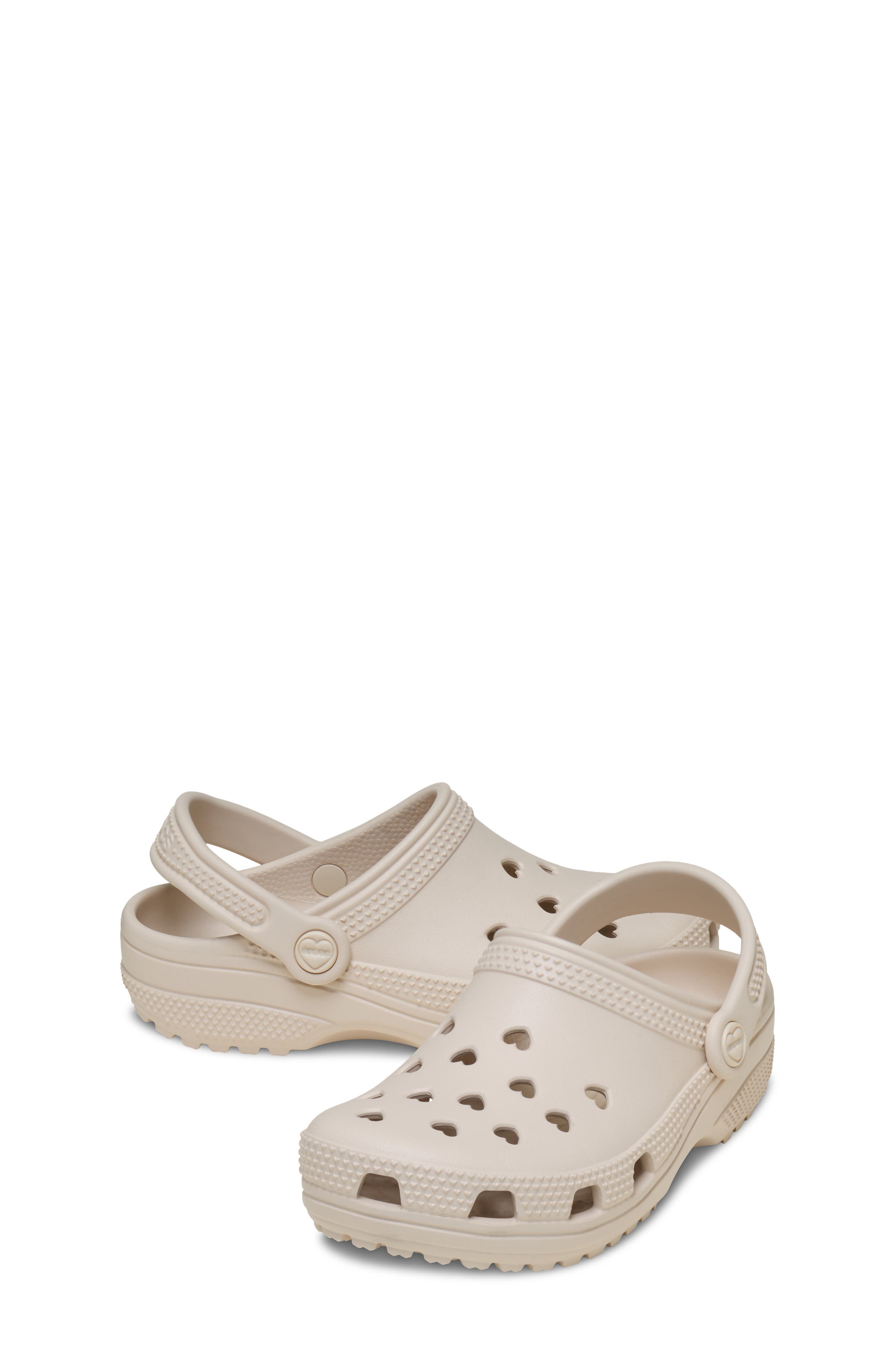 Kids' Classic Hearts Cutout Clog, Alternate, color, FRAPPE