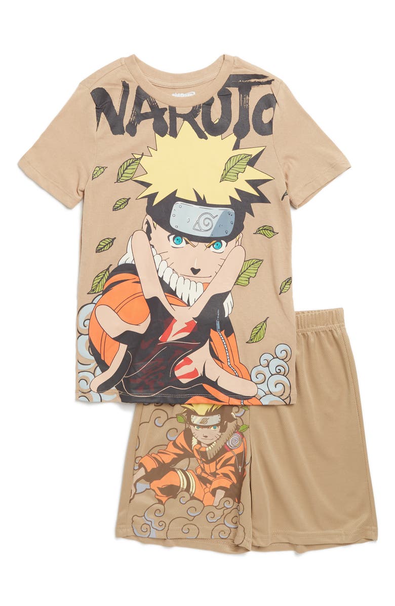 Freeze Kids' Naruto Oversize Graphic T-Shirt & Shorts Set, Main, color, 