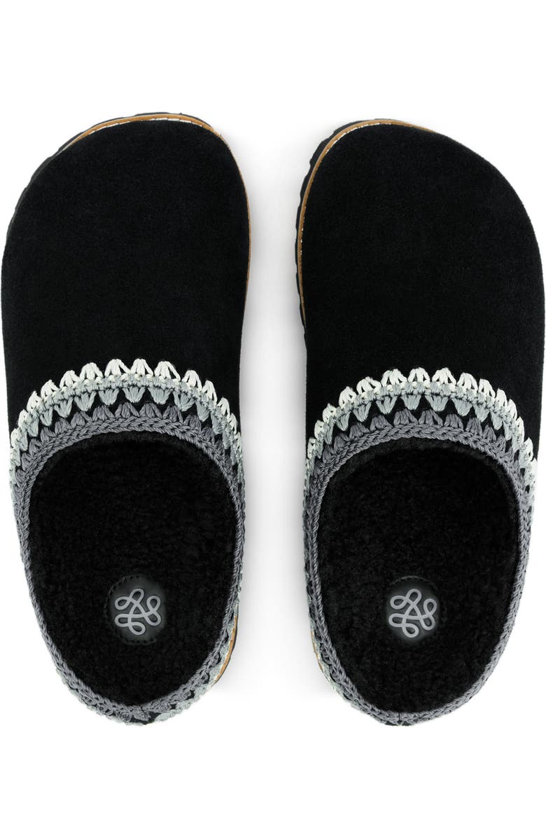The Sak Bolinas Everyday Clog, Alternate, color, Black Shearling