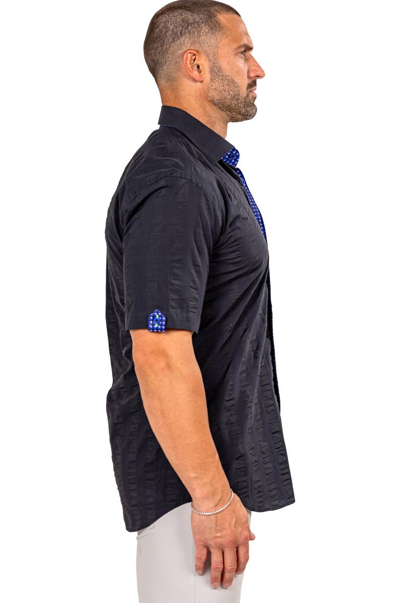 Maceoo Galileo Marthy Short Sleeve Button-Up Shirt, Alternate, color, 