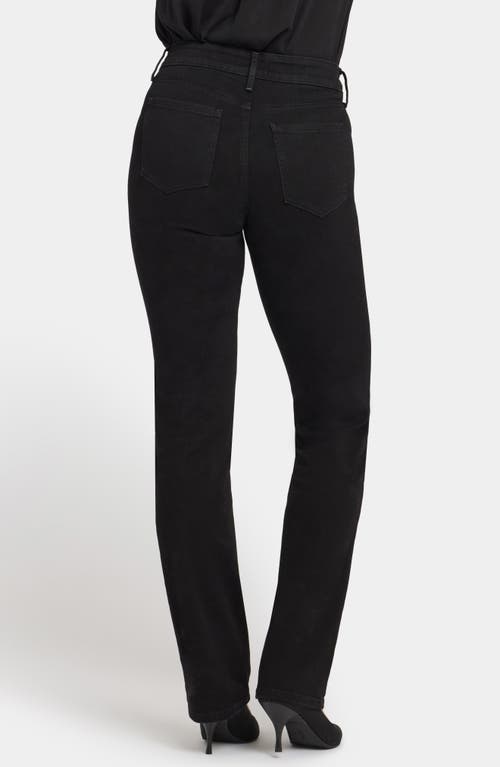 Nydj Marilyn Straight Leg Jeans In Black