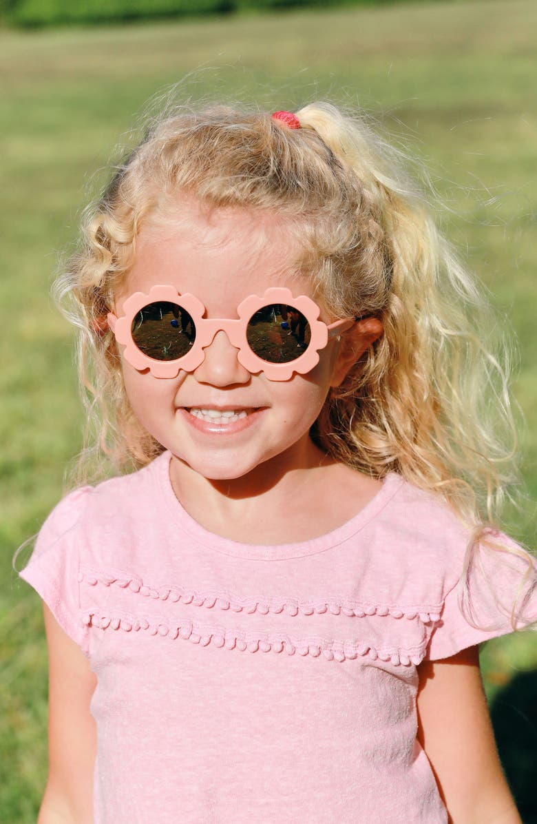 Babiators Kids' Peachy Keen Polarized Flower Sunglasses, Alternate, color, Peachy Keen